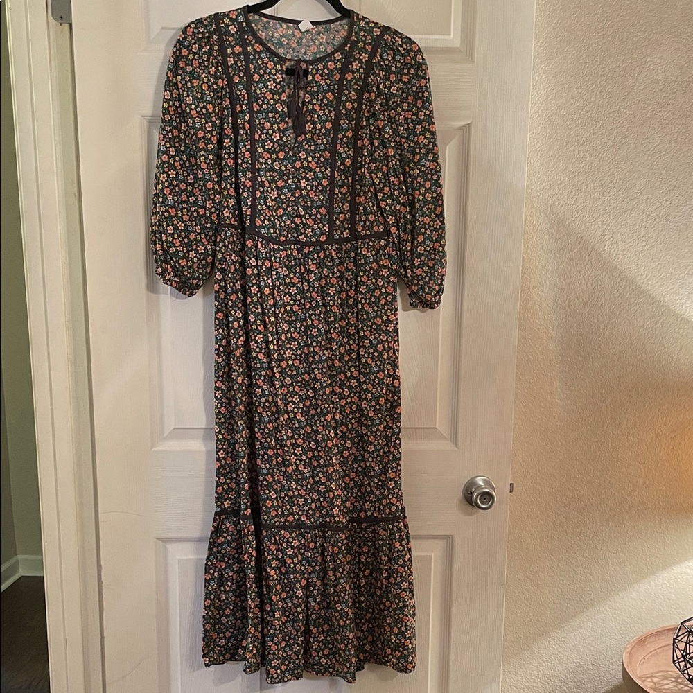 Floral Navy Dress